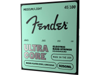 Fender 9250 Ultracore Bass Strings Nickel Plated Steel Ball End 9250ML Gauges 045-100 Fender 9250 Ultracore Bass Strings Nickel Plated Steel Ball End 9250ML Gauges 045-100